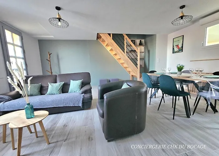 Le Relais 19 Centre Bourg T4 100m2 - 4min A Puy Dufou Les Épesses